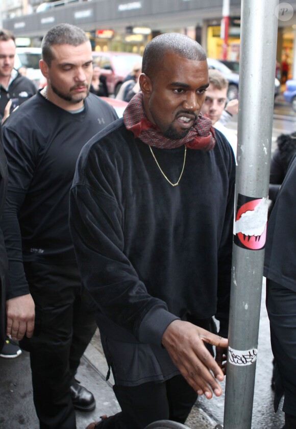 Kanye West à Melbourne, le 9 septembre 2014.