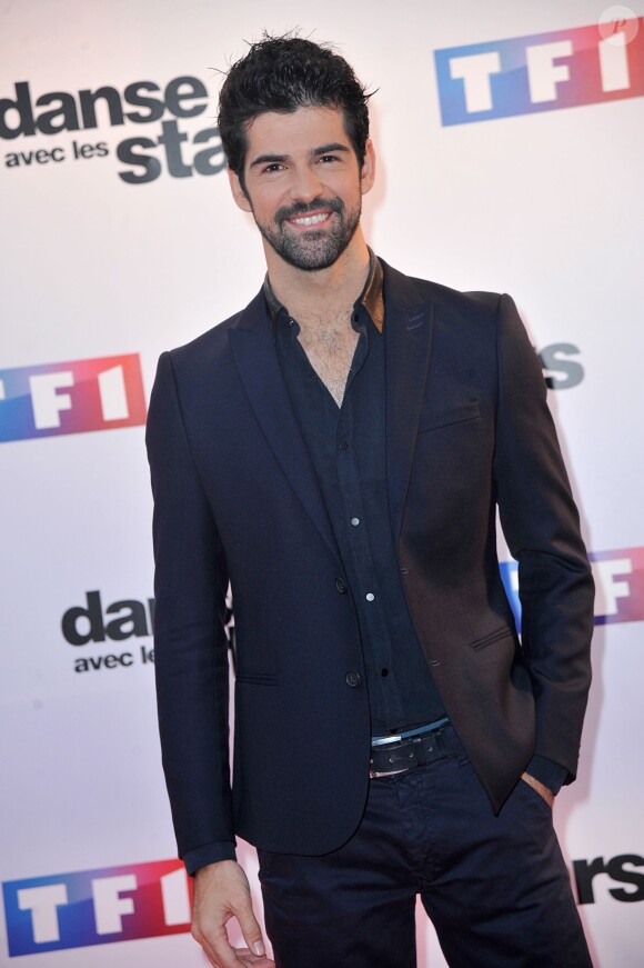 Miguel Angel Munoz lors du photocall de présentation de la nouvelle saison de "Dance avec les Stars 5" au pied de la tour TF1 à Paris, le 10 septembre 2014