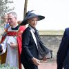 La princesse Michael de Kent le 11 septembre 2014 à l'église Saint Paul de Londres lors du service religieux à la mémoire de Mark Shand, décédé en avril 2014.