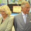 Le prince Charles et Camilla Parker Bowles le 12 septembre 2014 en visite à Chester.
