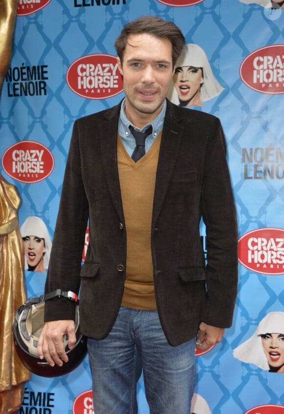 Nicolas Bedos à la générale du nouveau show du Crazy Horse à Paris, le 2 juin 2013. 