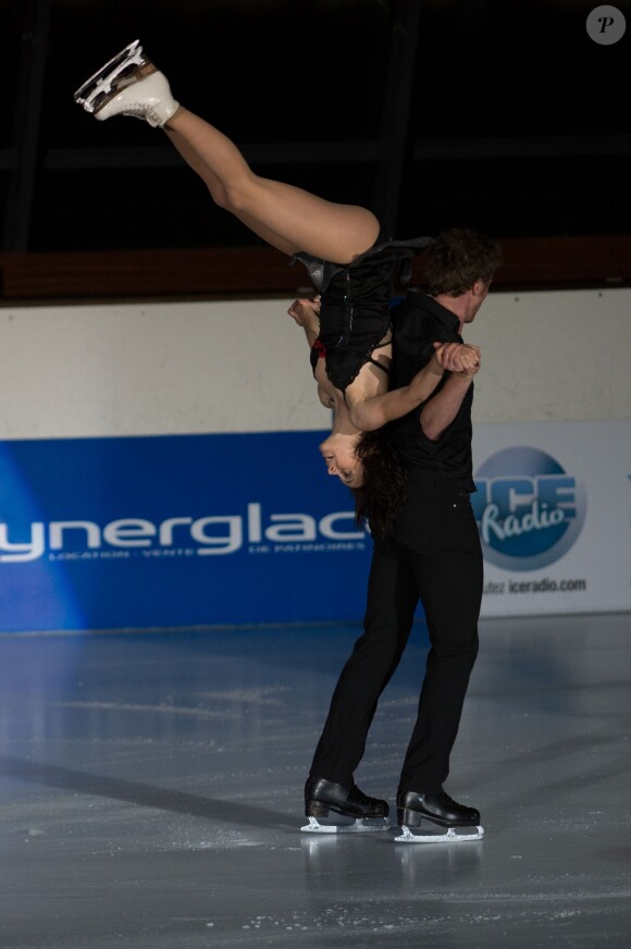 Nathalie Pechalat et Fabian Bourzat à Boulogne le 26 avril 2014