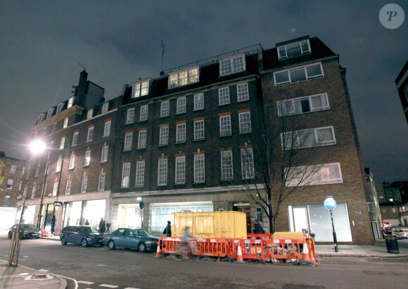 Vue de l'hôpital King Edward VII à Londres en décembre 2012, après le suicide de l'infirmière Jacintha Saldanha, victime d'un canular.
