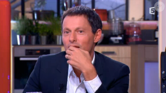Marc-Olivier Fogiel, invité de C à vous sur France 5, le vendredi 12 septembre 2014.
