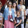 Jessica Alba et sa fille Honor se promènent à New York. Le 12 septembre 2014.