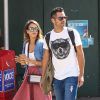 Jessica Alba et son mari Cash Warren se promènent à New York, le 12 septembre 2014.