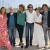 Jina Djemba, Marius Colucci, Clémence Thioly, Anthony Delon et Charlotte Gaccio, au 16e Festival de la Fiction TV, à La Rochelle le 11 septembre 2014.