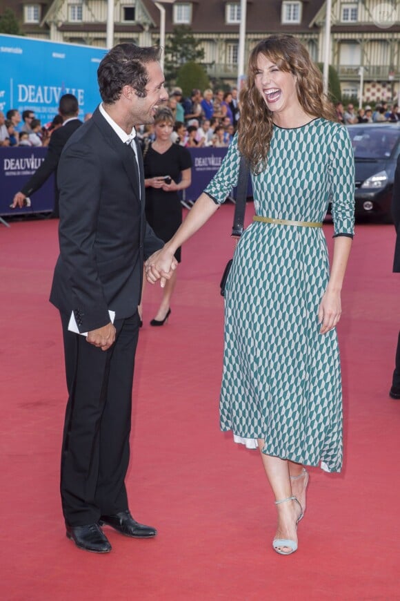 Nicolas Bedos et la belle Doria Tillier - Avant-première du film "Sin City" lors du 40ème festival du cinéma américain de Deauville, le 13 septembre 2014. 