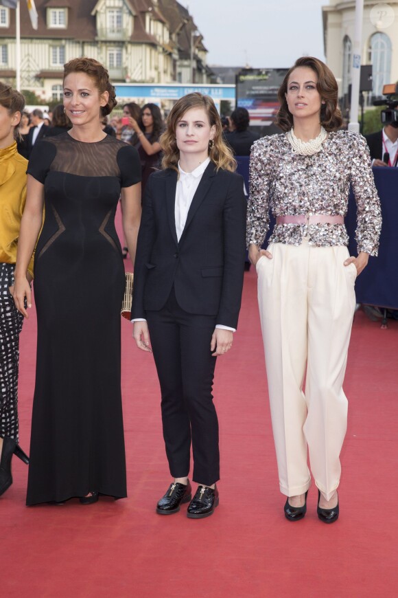 Audrey Dana, Christine & The Queens et Anne Berest - Avant-première du film "Sin City" lors du 40ème festival du cinéma américain de Deauville, le 13 septembre 2014.