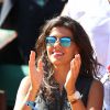 Noura, l'amoureuse de Jo-Wilfried Tsonga, à Paris le 12 septembre 2014 lors de la demi-finale de la Coupe Davis entre la France et la Republique Tchèque à Roland-Garros