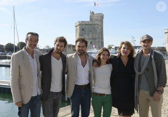 Robin Renucci et Clovis Cornillac - 16e Festival de la Fiction TV à La Rochelle, le 13 septembre 2014.