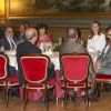 La reine Letizia d'Espagne lors d'un dîner de gala au Sénat, à Madrid, pour la remise du prix Luis Carandell de journalisme parlementaire à Madrid le 15 septembre 2014