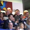 Le roi Felipe VI d'Espagne a assisté le 14 septembre 2014 à la finale du Mondial de basket au palais des sports de Madrid, avant de remettre aux Etats-Unis le trophée du vainqueur.
