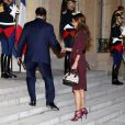 La reine Rania et le roi Abdullah II de Jordanie étaient reçus le 17 septembre 2014 à l'Elysée par le président François Hollande pour un dîner de travail.