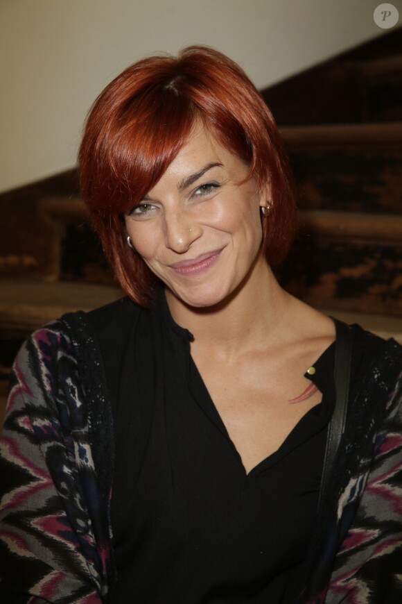 Fauve Hautot à la soirée eBay à la galerie d'art de la rue de Louvois à Paris. Le 11 septembre 2014.