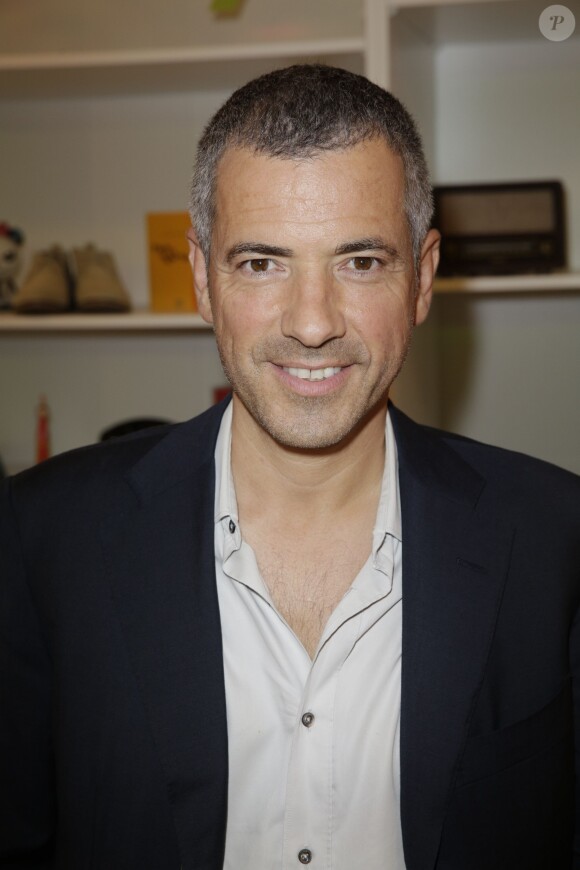 Bruno Putzulu à la soirée eBay à la galerie d'art de la rue de Louvois à Paris. Le 11 septembre 2014.