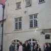 La princesse Victoria de Suède a assisté au vernissage de l'exposition Nordic ID au Musée de l'Architecture de Riga lors de sa visite officielle le 17 septembre 2014 dans le cadre du mandat de la ville comme Capitale européenne de la culture 2014