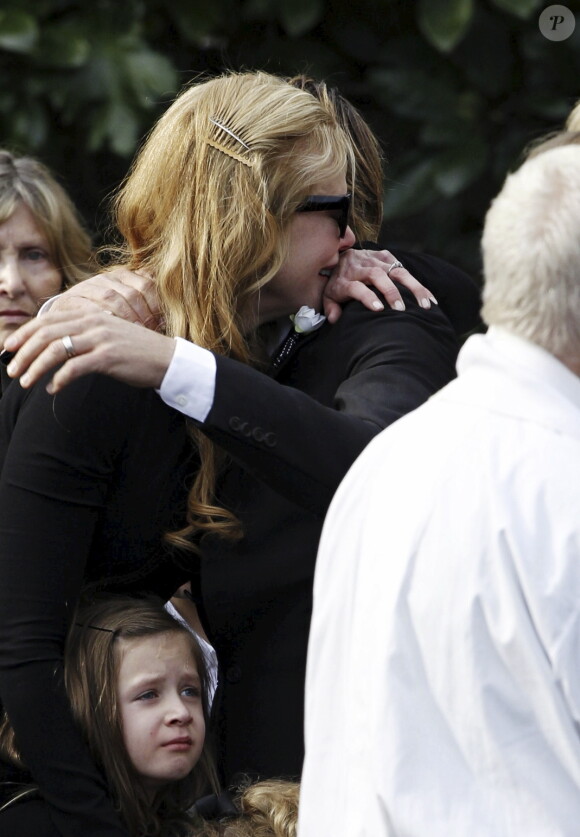 Les obsèques du père de Nicole Kidman, Antony, à North Shore près de Sydney en Australie, en l'église Saint-François-Xavier, le 19 septembre 2014