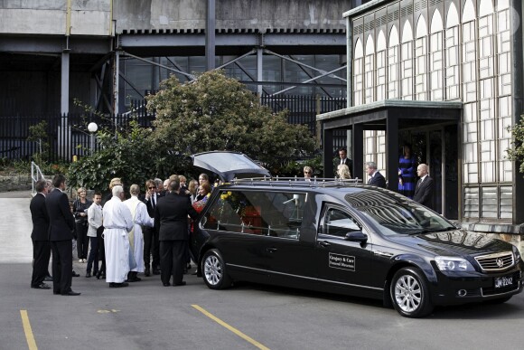 Les obsèques du père de Nicole Kidman, Antony, à North Shore près de Sydney en Australie, en l'église Saint-François-Xavier, le 19 septembre 2014