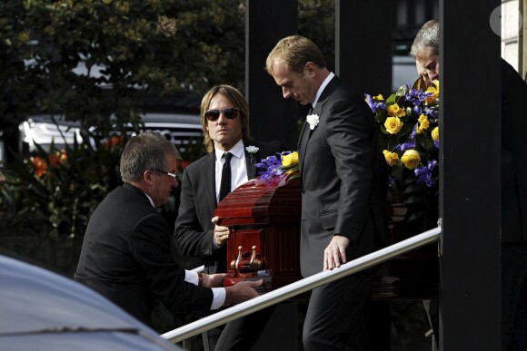 Les obsèques du père de Nicole Kidman, Antony, à North Shore près de Sydney en Australie, en l'église Saint-François-Xavier, le 19 septembre 2014