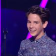Paul sur le plateau de The Voice Kids, le samedi 20 septembre 2014 sur TF1.
