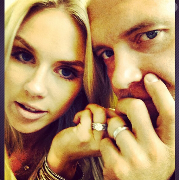 Rachel Bradshaw et Rob Bironas, photo publiée sur son compte Instagram le 9 août 2014
