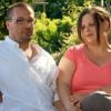 Christophe et Christelle dans L'amour est dans le pré 2014 - le bilan -, le lundi 15 septembre 2014 sur M6. Le couple vient de se séparer. 