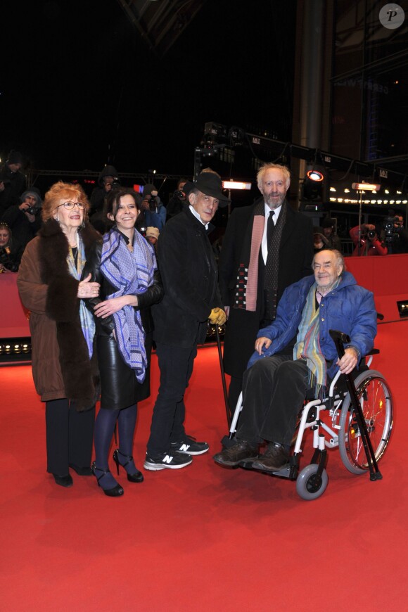 Florencia di Concilio, Edward Lachman, Jonathan Pryce et George Sluizer à la première de 'Dark Blood' durant la 63e Berlinale, le 14 février 2013. 