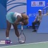Serena Williams, en perdition lors du tournoi de Wuhan, le 23 septembre 2014