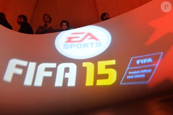 Soirée de lancement du jeu vidéo "FIFA 2015" à l'Opéra Garnier Restaurant à Paris le 22 septembre 2014.