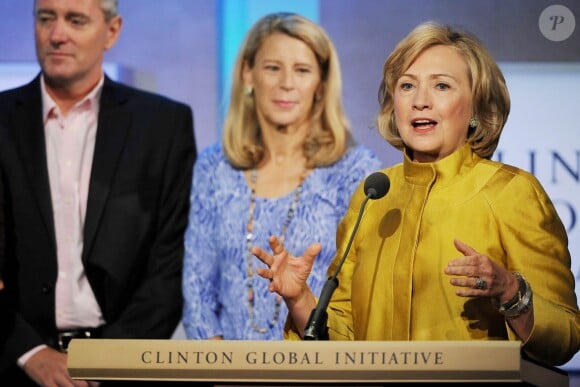 Hillary Clinton à la 10e rencontre annuelle des Clinton Global Initiative à New York, le 23 septembre 2014