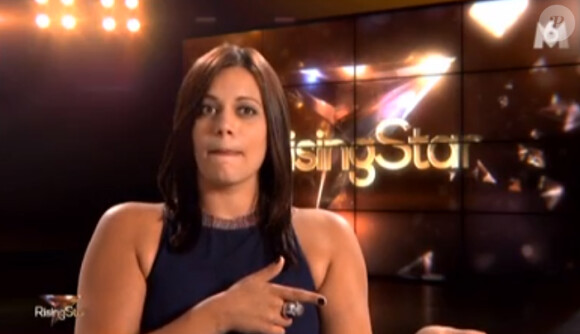 Emanuelle Robitaille  - Emission "Rising Star" sur M6. Le 25 septembre 2014.