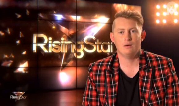 Louis Deslys - Emission "Rising Star" sur M6. Le 25 septembre 2014.