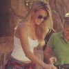 Brittany Kerr, la future femme de Jason Aldean, au zoo de San Diego le 24 septembre 2014, jour de la demande en mariage du chanteur.  