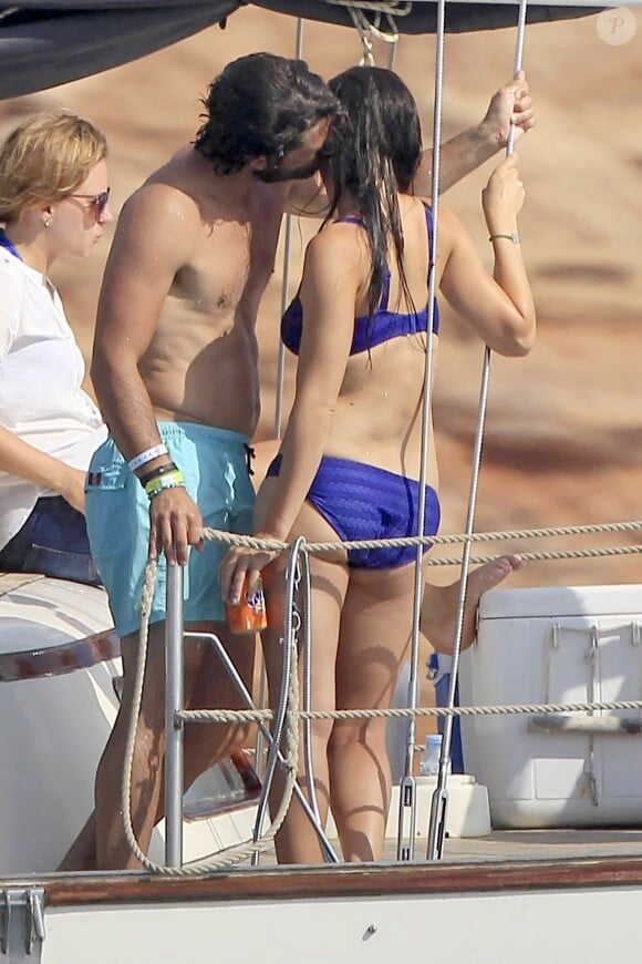 Sofia Hellqvist et le prince Carl Philip de Suède à Ibiza le 28 juillet 2014