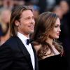 Angelina Jolie et Brad Pitt à Los Angeles, le 26 février 2012.