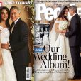 George Clooney et Amal Alamuddin : les mariés en couverture des magazines Hello! et People