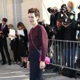 Clotilde Hesme - Arrivées au défilé de mode "Chanel", collection prêt-à-porter printemps-été 2015, au Grand Palais à Paris. Le 30 septembre 2014  Arrivals at the Chanel fashion show S/S ready-to-wear 2015 at Grand Palais in Paris. On september 30th 201430/09/2014 - 