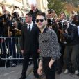 Xavier Dolan -au défilé Chanel à Paris le 30 septembre 2014