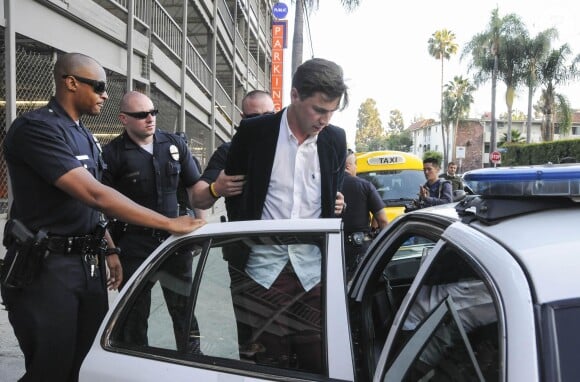 Vitalii Sediuk arrêté à Los Angeles après son incident avec Brad Pitt. Le 28 mai 2014.