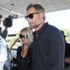 Jessica Simpson et son mari Eric Johnson arrivent à l'aéroport LAX de Los Angeles. Le 29 septembre 2014
