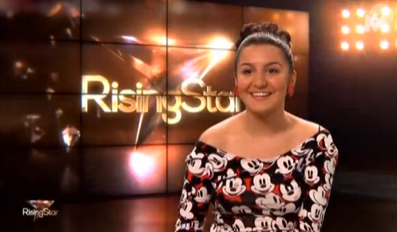Anne-Sophie Terschan - Deuxième prime de "Rising Star" sur M6. Le 2 octobre 2014.