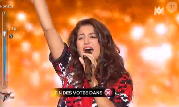 Anne-Sophie Terschan - Deuxième prime de "Rising Star" sur M6. Le 2 octobre 2014.
