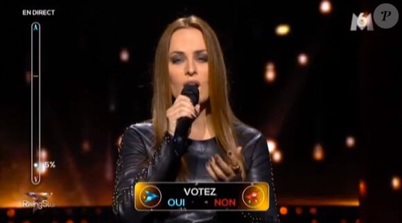 Alexandra Miller - Deuxième prime de "Rising Star" sur M6. Le 2 octobre 2014.