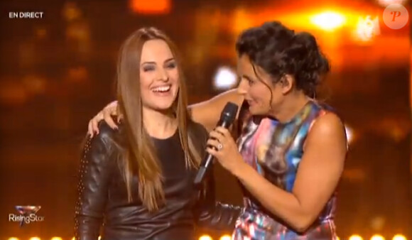 Alexandra Miller - Deuxième prime de "Rising Star" sur M6. Le 2 octobre 2014.