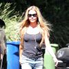 Denise Richards rend visite à un ami à Beverly Hills, le 3 octobre 2014.