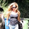 Denise Richards rend visite à un ami à Beverly Hills, le 3 octobre 2014.