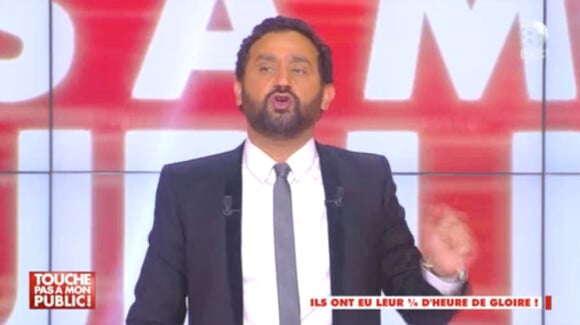 Cyril Hanouna présente Touche pas à mon public, le jeudi 2 octobre 2014 sur D8.