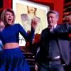 Taylor Swift entraîne Antoine de Caunes dans une danse survoltée sur Shake it off, dans Le Grand Journal, le lundi 6 octobre 2014, sur Canal+