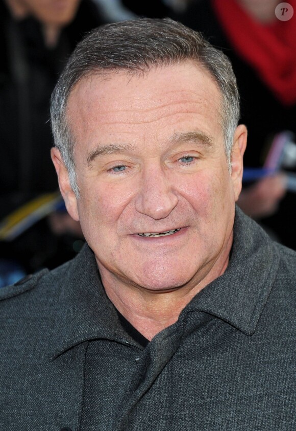 Robin Williams à la première d'Happy Feet à Londres, le 20 novembre 2011